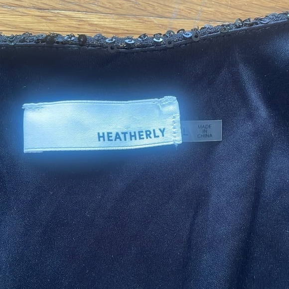 NWOT Heatherly Cervinia Sequin Knit Bodysuit - Picture 5 of 6